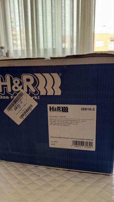 Molas de rebaixamento HR Audi RS3 8V