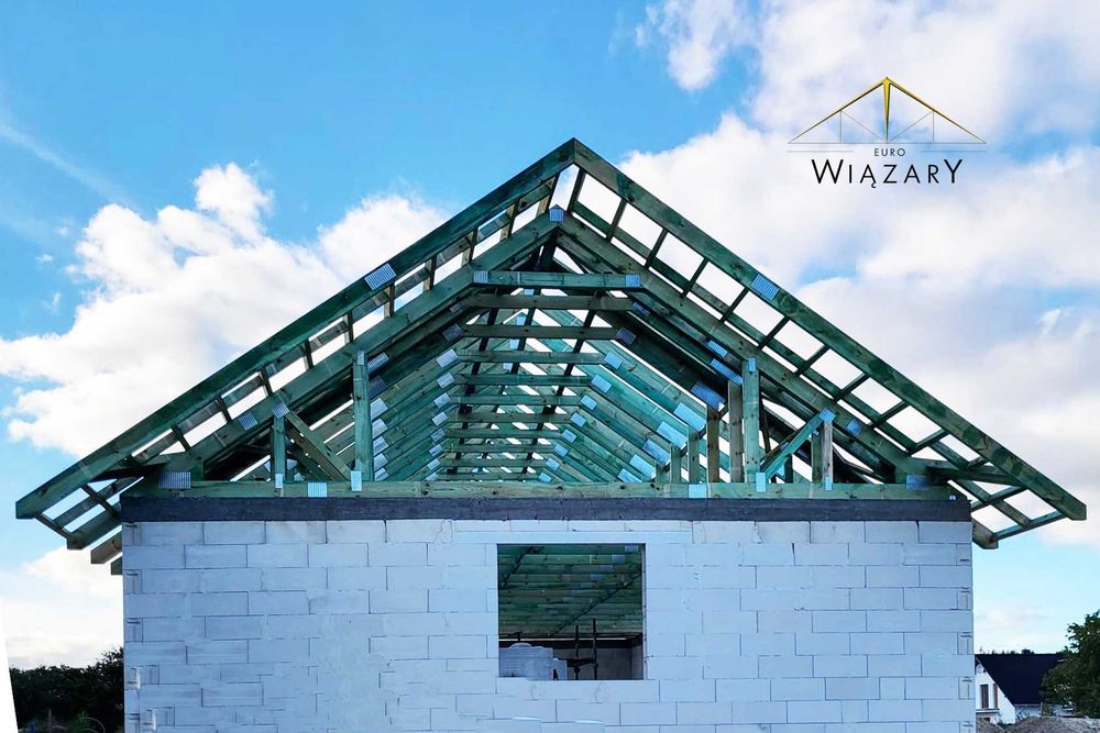 Drewniane wiązary dachowe Projektowanie, produkcja, montaż!