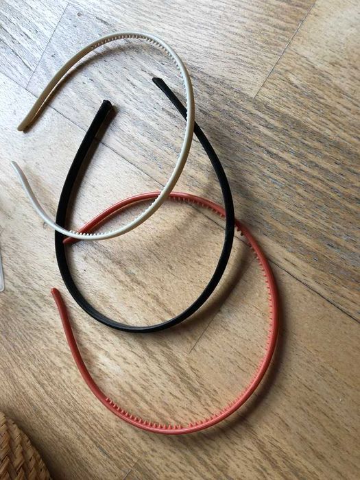 bandolete para cabelo cor salmao