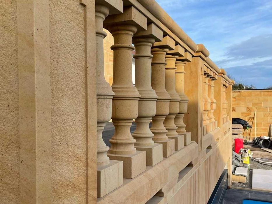 72. Tralka z piaskowca B01 | 68×18×18 cm | Balustrada kamienna |