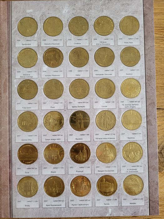 Monety 2zł 5zł komplet kolekcjonerskie GN Gold Nordic