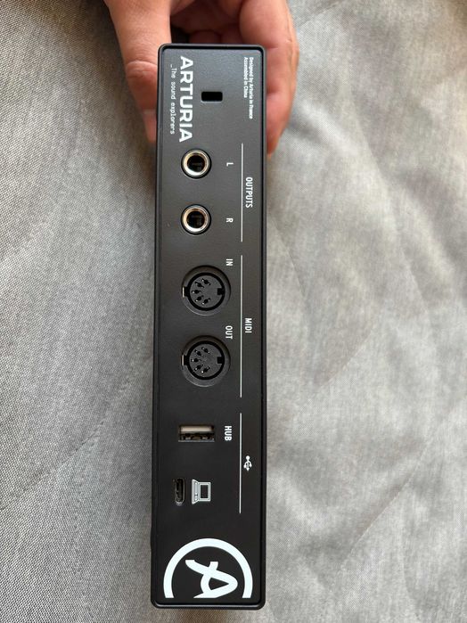 Interface audio Arturia MiniFuse 2 czarny usb midi