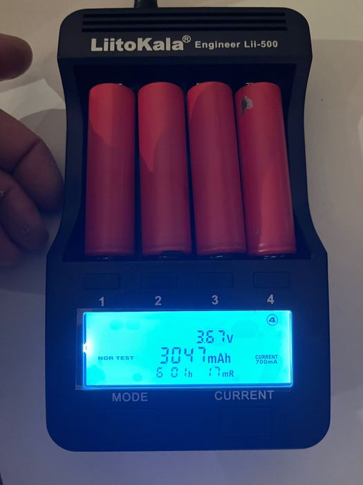 акумулятори Sanyo. l126 ur 18650 ga