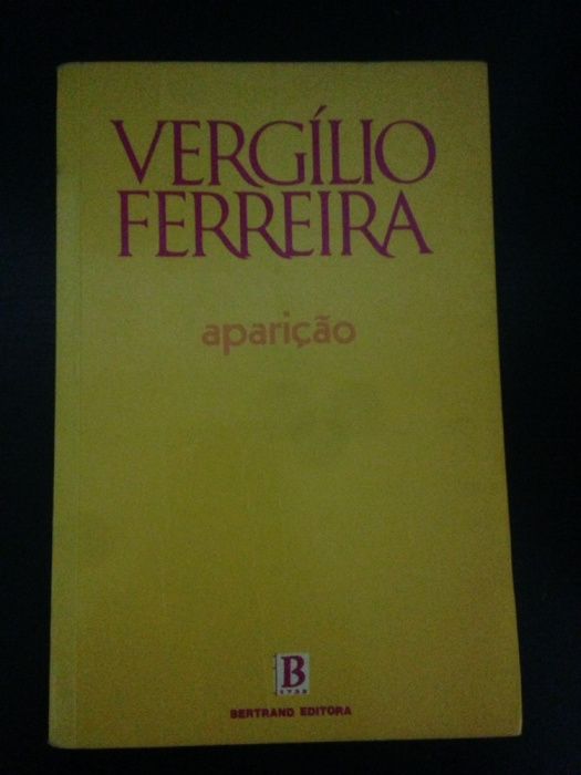 Livro Aparição de Vergilio Ferreira