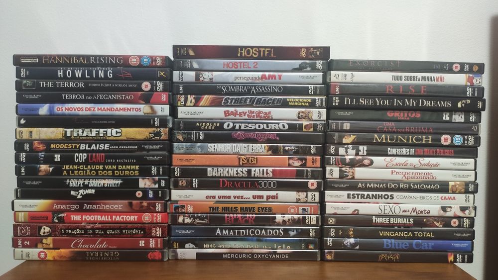 Lote 52 Filmes DVD
