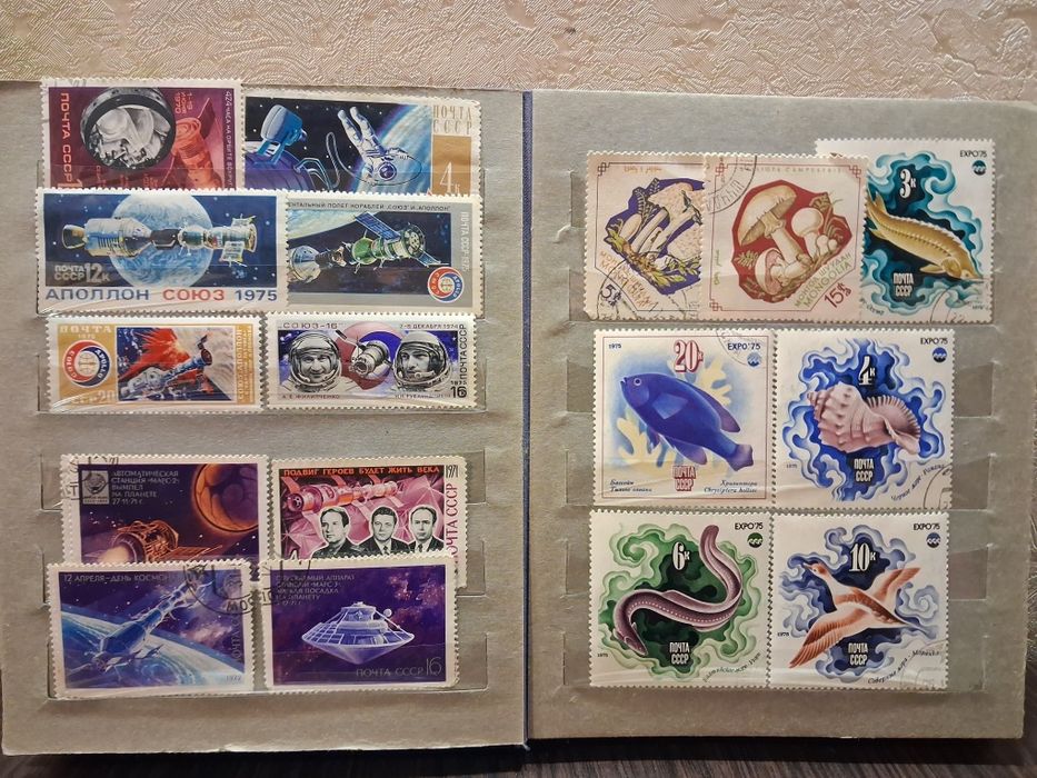 Марки винтажные.