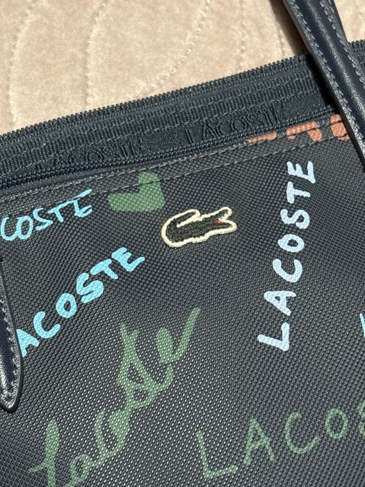 Mala da lacoste azul marinho