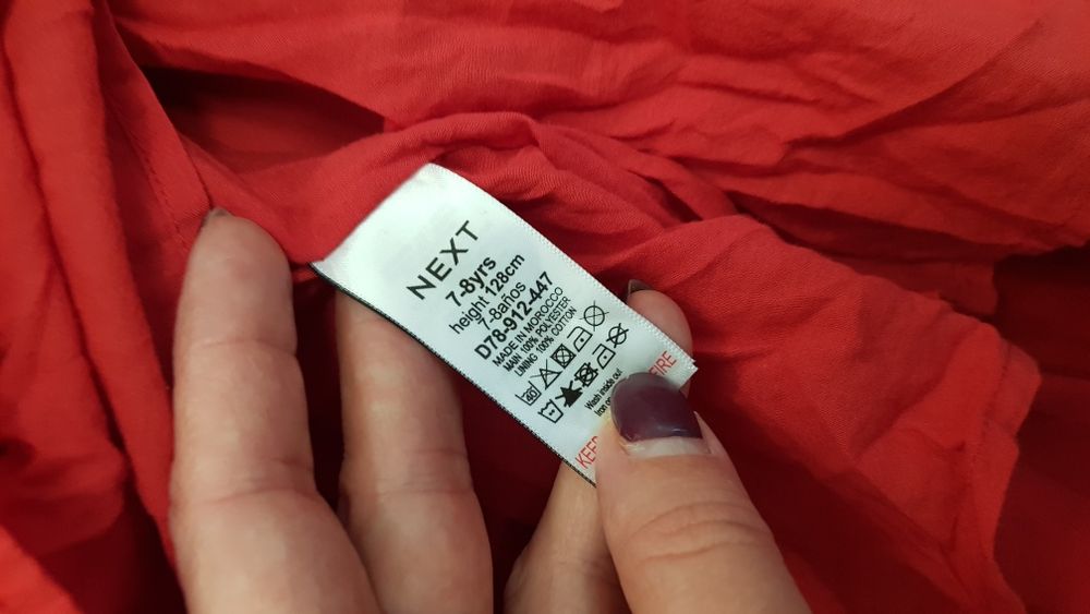 Роскошное красное нарядное платье червона сукня плаття червоне Next