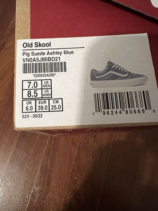 Vans old skool Azul camurça