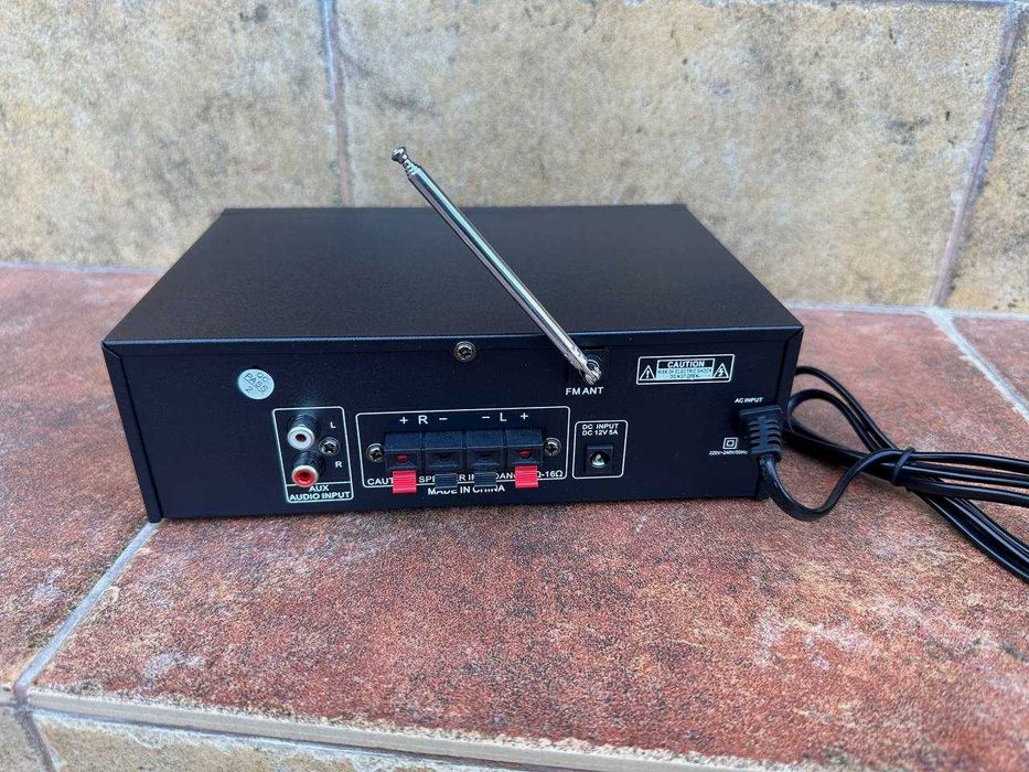 ‼️ Усилитель звука 2х300w. Ресивер. Підсилювач звуку. Караоке. Блютуз.
