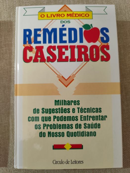 Livro Remédios caseiros edição Círculo de Leitores