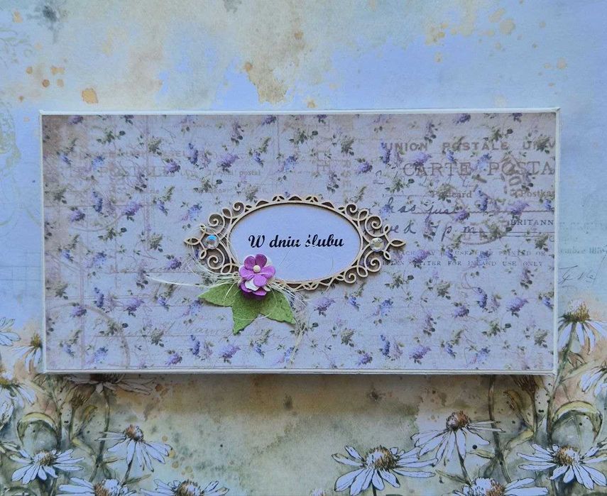 Kartka na ślub ręcznie robiona