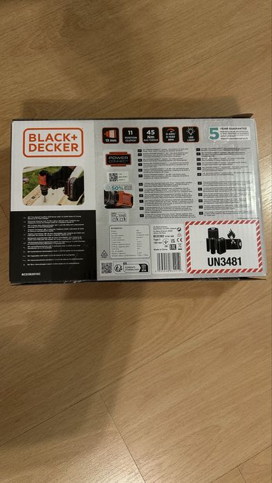 Wkrętarka BLACK+DECKER 18V nowa