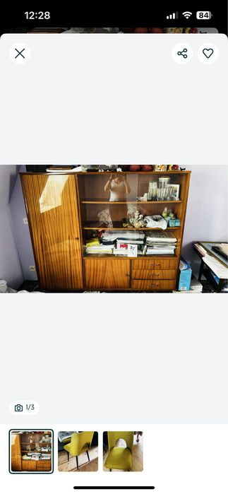 Szafka na pełen połysk PRL