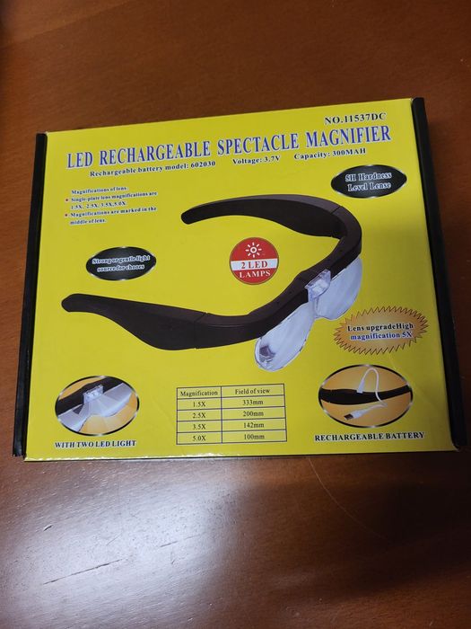 Amplificador de óculos led