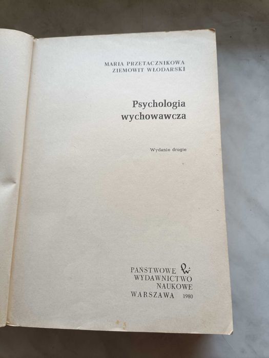 Psychologia wychowawcza M. Przetacznikowa, Z. Włodarski