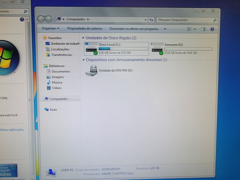 Torre Pc. Win7 office 2016