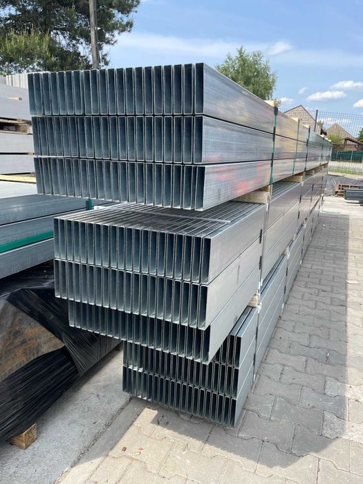 Słupek 100x100x3  230cm Antracyt Czarne 2.6m Grafit