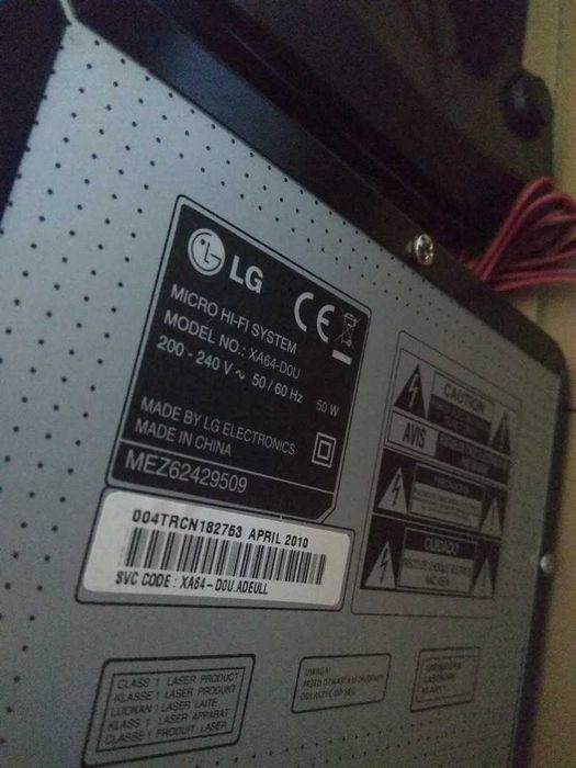 Aparelhagem LG XA64-D0U | Para Peças