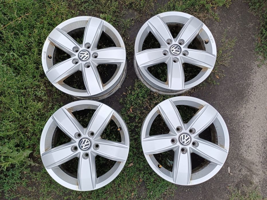 Alufelgi 16 VW Caddy Golf VII Passat Touran T4 Jetta T-Roc 5x112 ET48