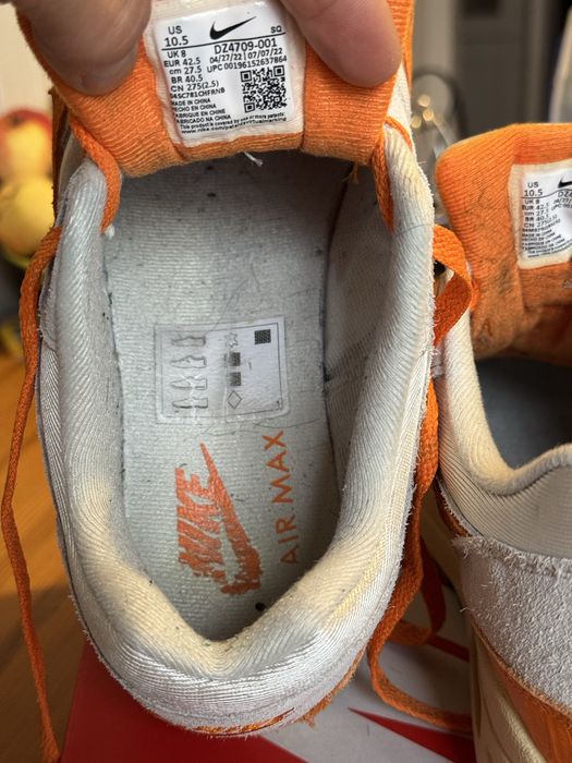 Nike Air Max 1 Magma Orange 42,5/27,5cm