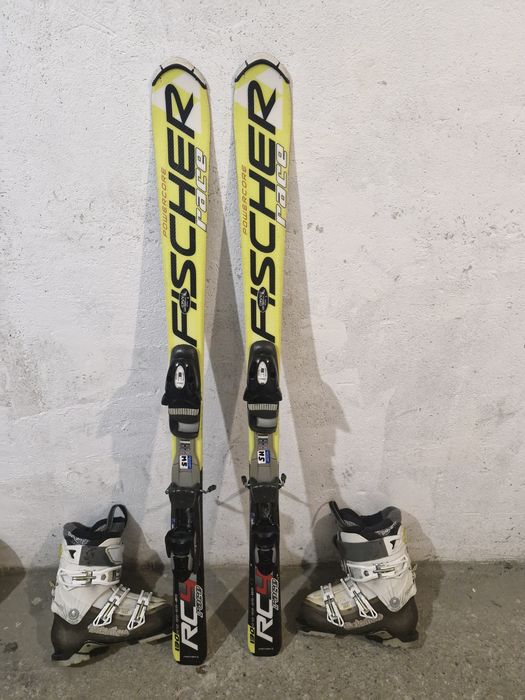 Fischer rc 4 130 cm buty salomon