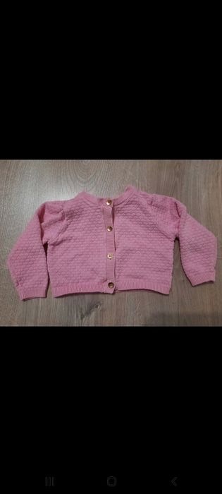 Zestaw dla dziewczynki sukienka sweterek body 62-68