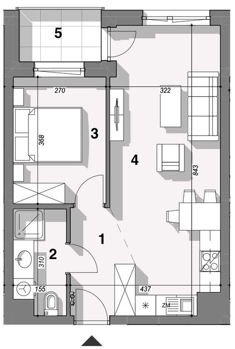 2-pokojowe mieszkanie z widokiem na rzekę – Apartamenty nad Wilgą