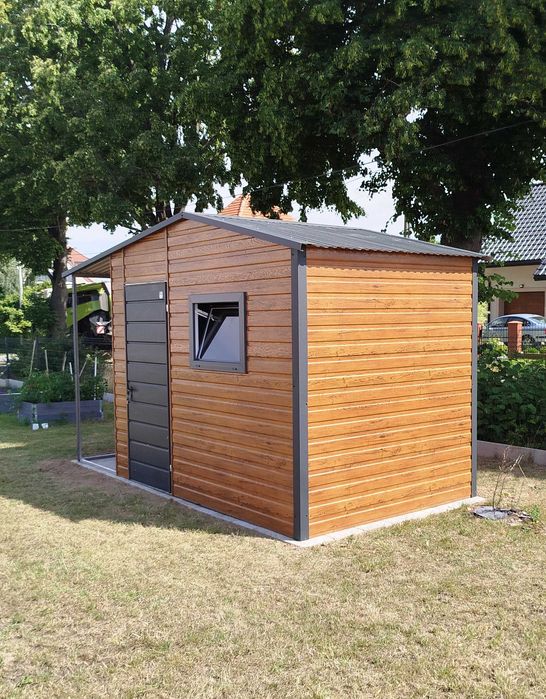 Domek Narzędziowy + Wiata DREWUTNIA