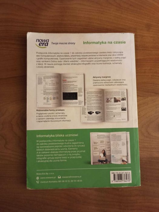 Podręcznik Informatyka na czasie 1, Nowa Era