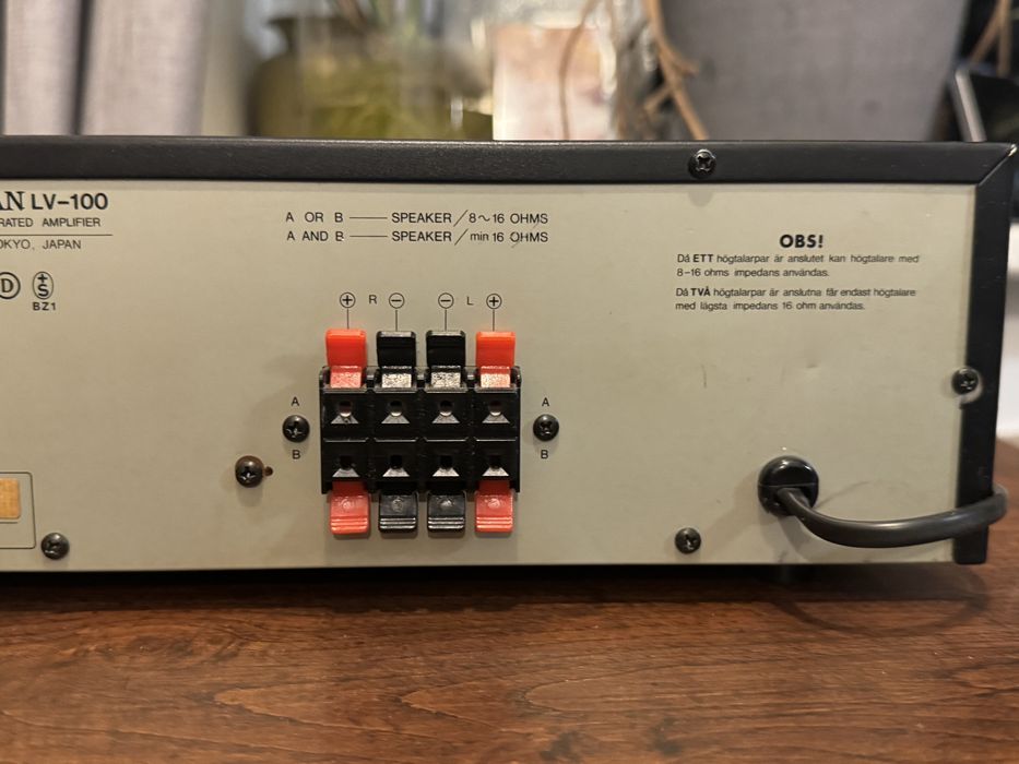 Luxman lv 100 wzmacniacz