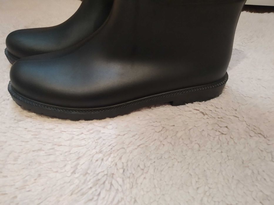 czarne kalosze Martens 38/37/23,5cm jak nowe