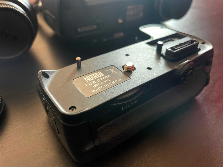 Nikon D7000 3x obiektyw grip 2x bateria pilot torba