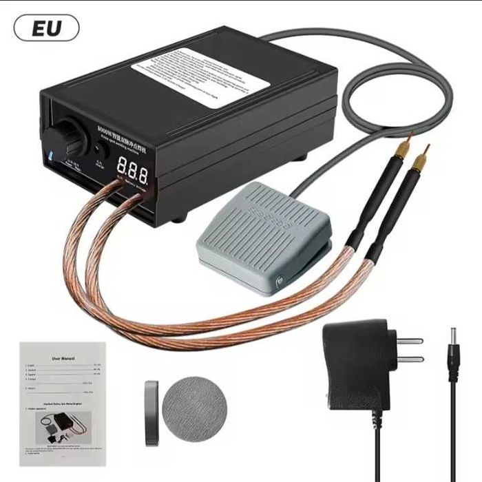 Mobilna zgrzewarka punktowa ogniw 18650 oraz inne. 1200a do taśm 0.3mm