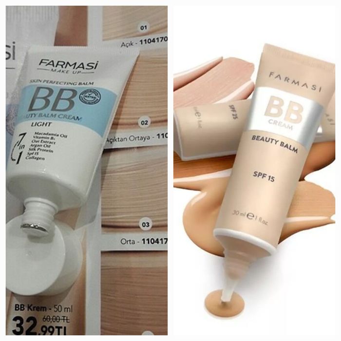 Тональний крем BB тон 02,03 Фармасі 30 мл