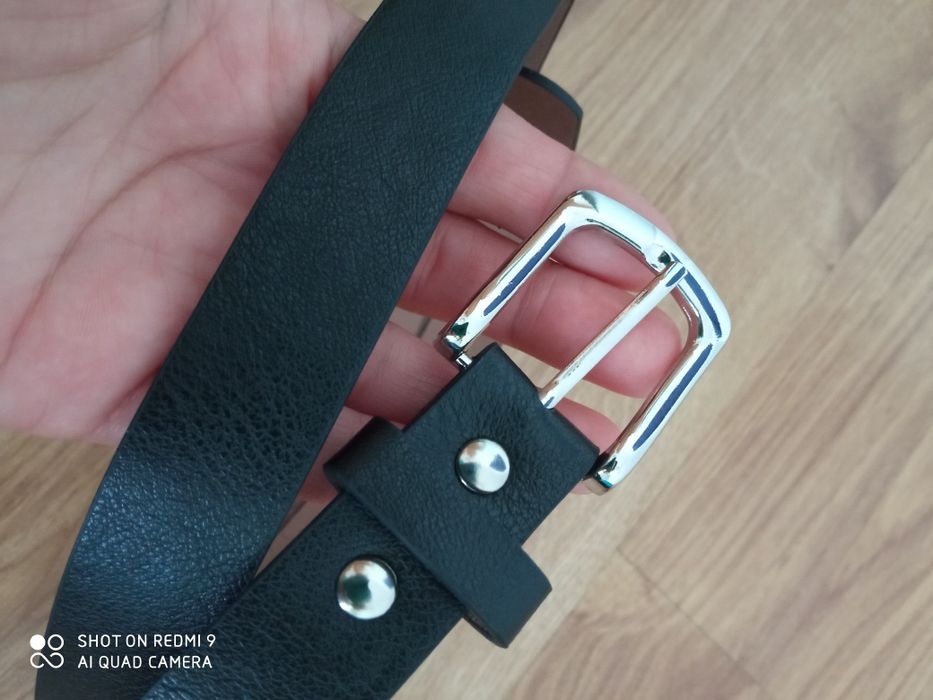 Pasek czarny 95 cm stan bardzo dobry