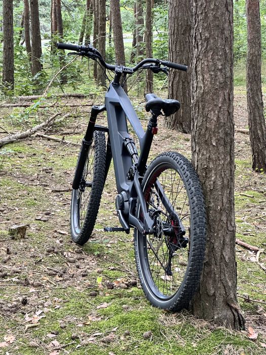 Mocny rower elektryczny enduro bafang m560 duża bateria karbon