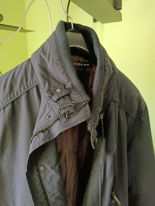 Casaco Zara azul marinho