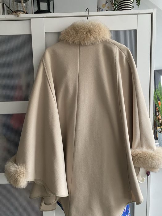 Plaszczyk valmeline z naturalnym futrem
