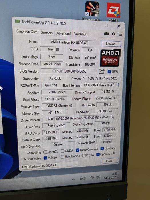 Тести! ASRock RX 5600 XT 6GB, тиха та стабільна відеокарта