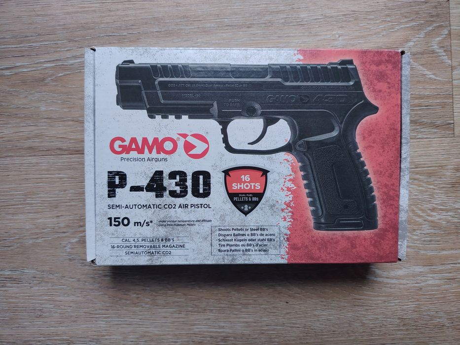 Pistola CO2 Gamo P430 + carregador extra