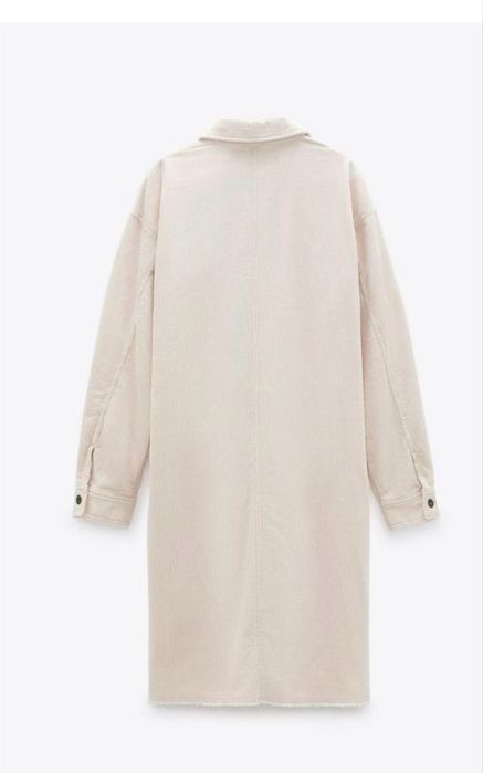 Сорочка плащ zara, вельветова