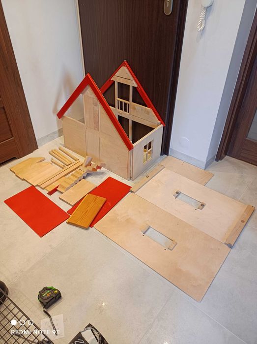 domek dla lalek, drewniany, BAJO