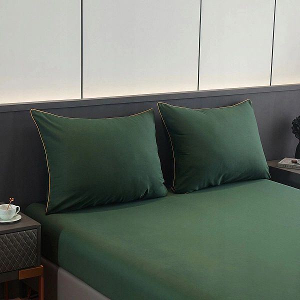 Pościel 140x200/2 części Poszewka 70x80 Satyna Bawełna Z Bizą CAN Jedn