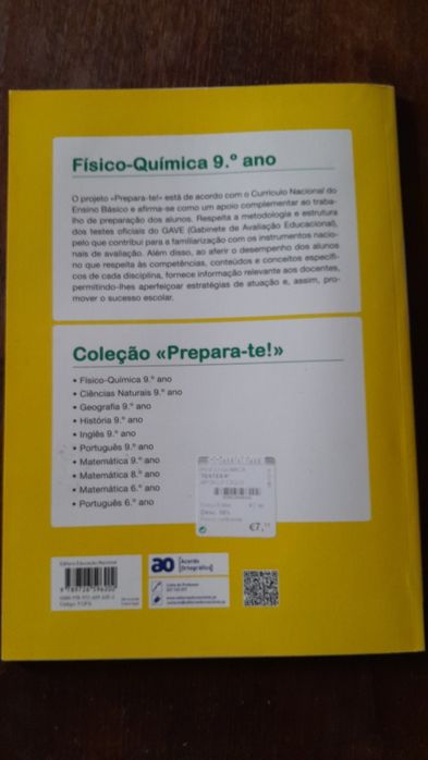 Testes 9.° ano Físico-Química Prepara-te