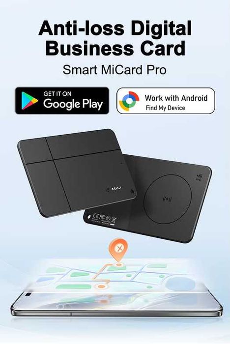 MiLi MiCard Localizador Carteira Android Google Find My