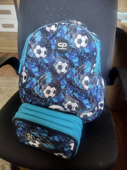 Plecak Coolpack plus piórnik i kanapnik dla chłopca klasa 1-3