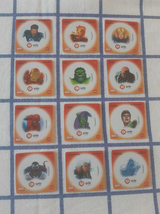 Cromos Holográficos Marvel / GALP