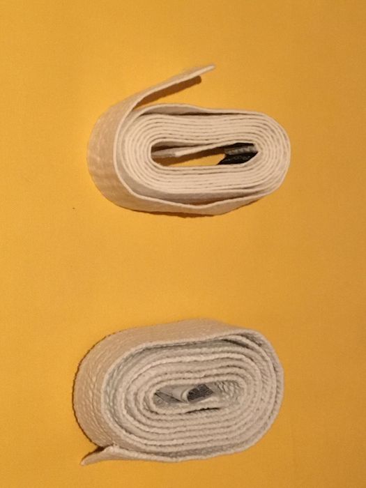 Cintos para kimonos brancos