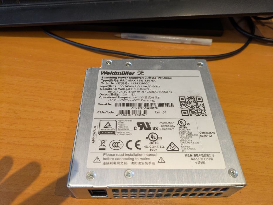 Fonte de alimentação 12v